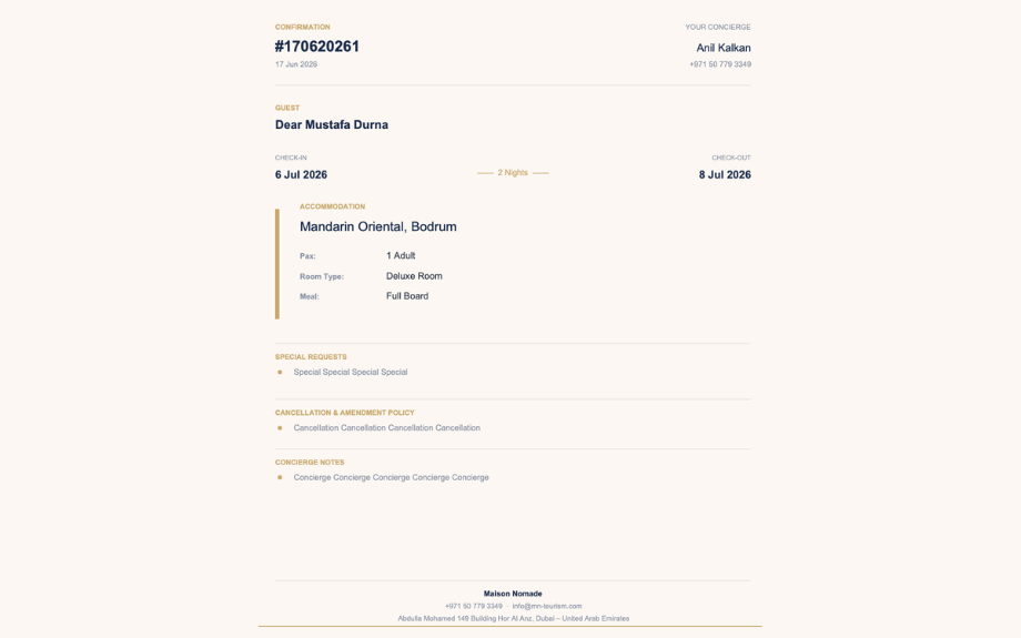 ConciOne confirmation pdf
